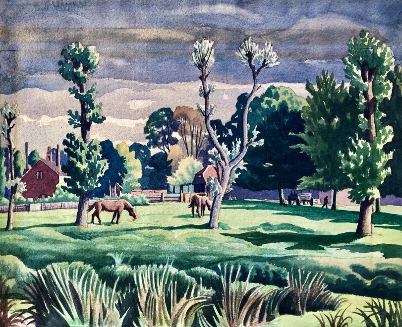 Ethelbert White, Summer Landscape, Surrey, c. 1928
