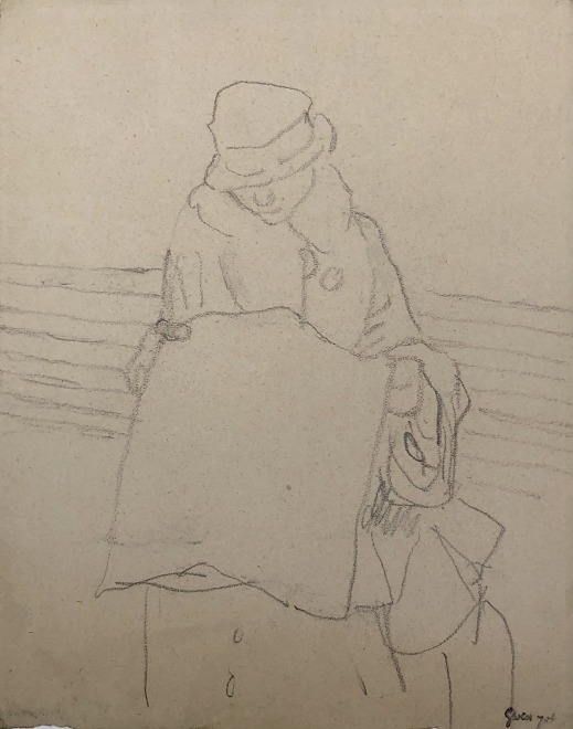Duncan Grant, Postmen; Poster I (Set of Four), 1939