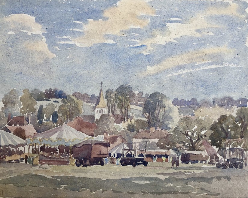 Ethelbert White, A Sussex Country Fair, c. 1930s