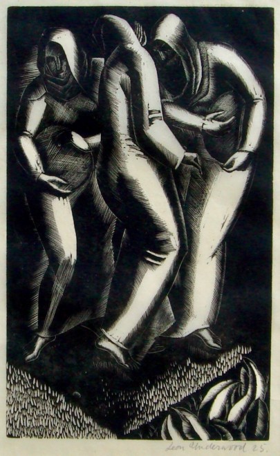 Leon Underwood, Three Peasants, 1925