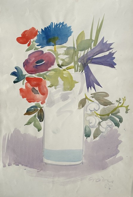 William Crosbie, Still Life with Flowers, c. 1950s