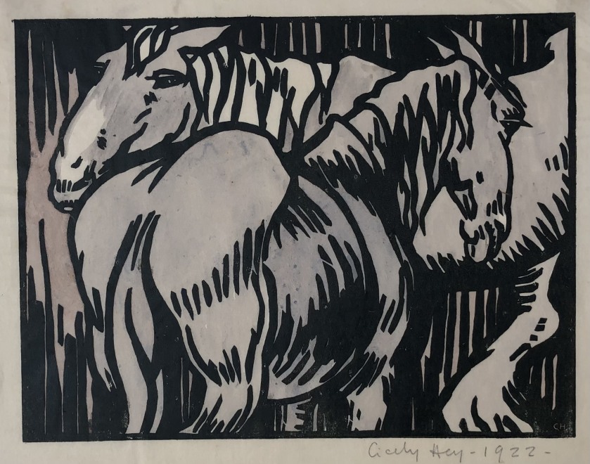 Cicely Hey, Horses, 1922