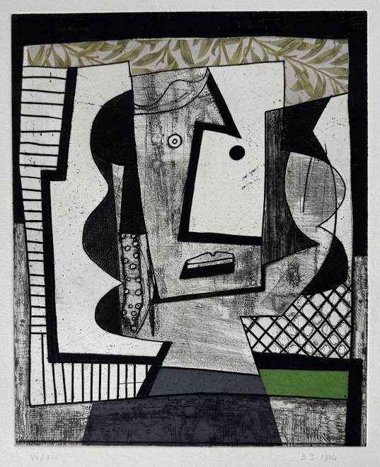 Bryan Ingham, Mediterranean Head (large plate), 1994