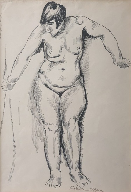 Béatrice Appia, Standing Female Nude, c. 1950