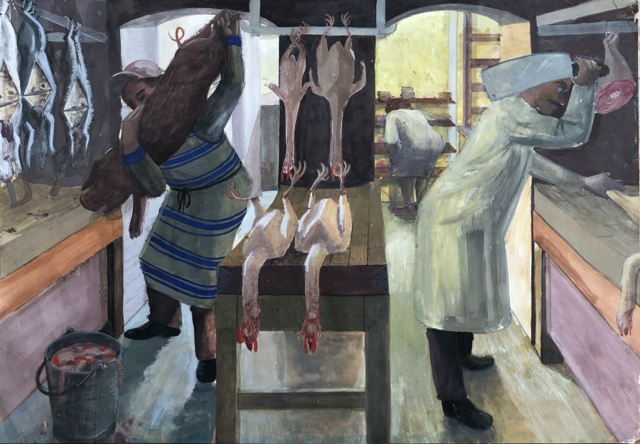 Margaret Boyd, The Butcher's Shop, 1947