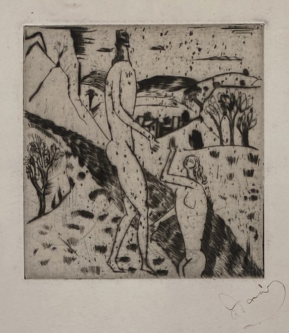 André Derain, Couple au bord du torrent, 1912-14