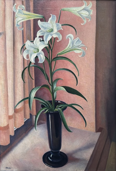 Adrian Allinson, Still Life with Lilies, 1931