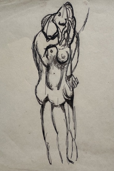 William Crosbie, Surrealist Nude Study, c. 1938
