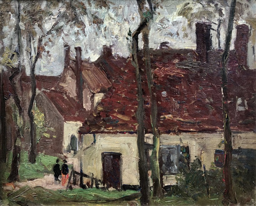 Richard Hayley Lever, Brittany Village, c. 1900