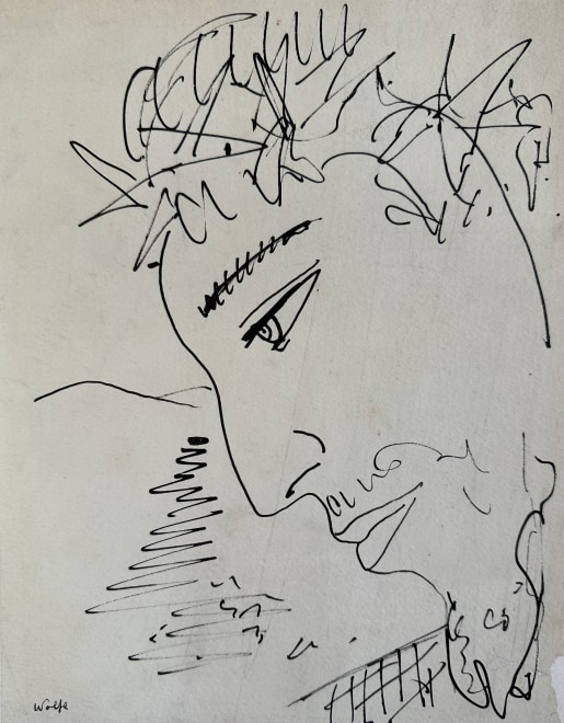 Edward Wolfe, Head in Profile, c. 1940s
