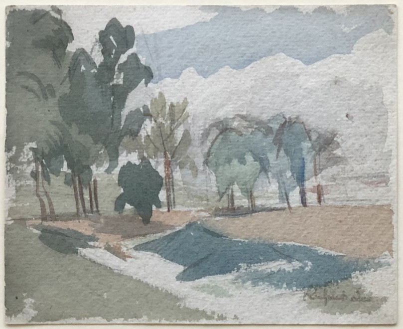 Rupert Lee, Sussex Landscape, c. 1940