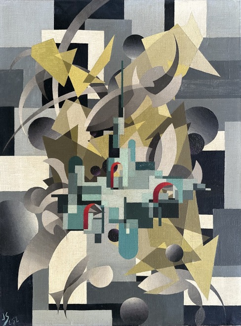 Jan Schreuder, Untitled Composition , 1952