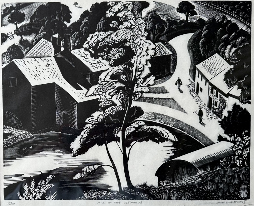 Iain Macnab, Mill in The Cotswolds, 1931