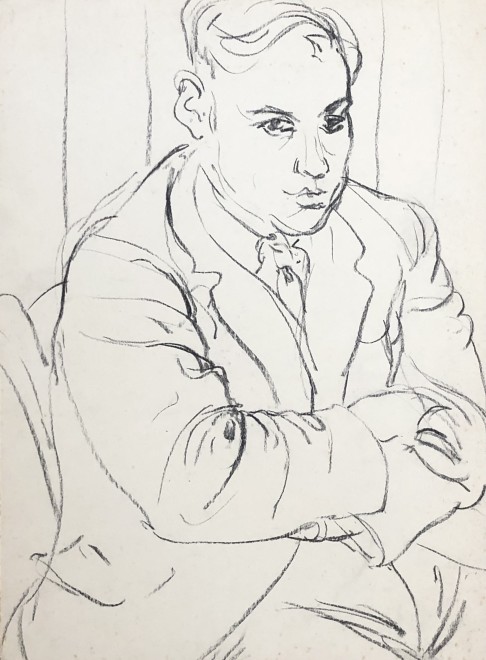 Glyn Morgan, An Art Student, Benton End, c. 1945