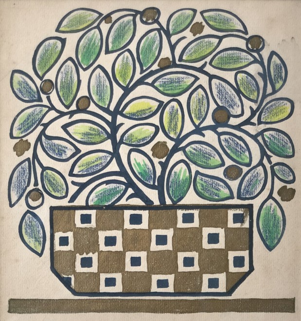 Nicolas Sorokine, Flower Design II, c. 1920