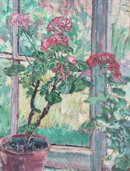 Maud Mathers, Still Life with Geraniums, c. 1915