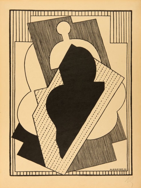 Albert Gleizes, Composition cubiste, 1921/22