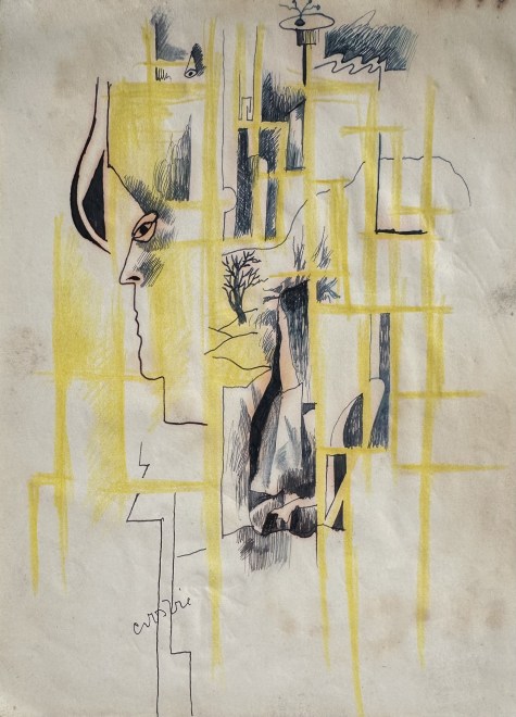 William Crosbie, Surrealist Composition, 1938