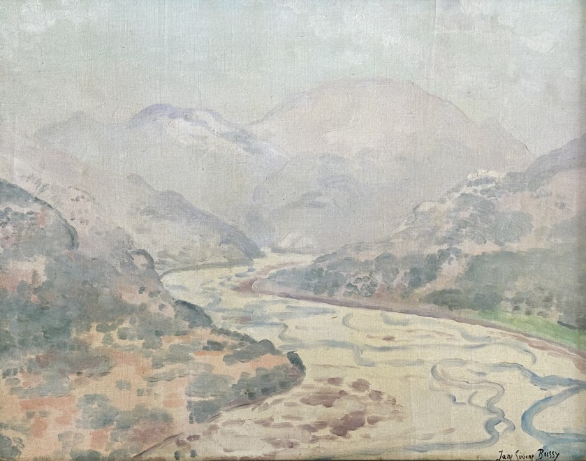 Jane-Simone Bussy, French Valley Landscape, c. 1930s