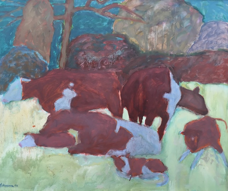 HANS SCHWARZ (1922-2003)  COWS