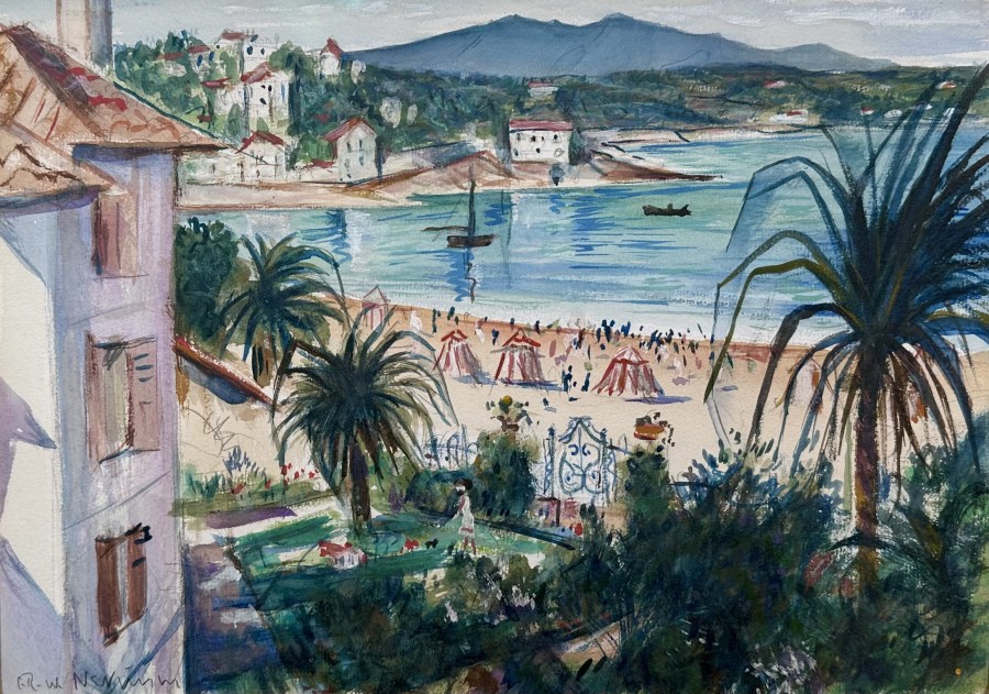C. R. W. Nevinson, La Corniche, nr. Marseille, 1920's