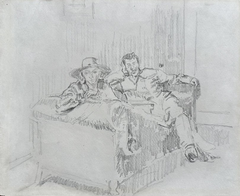Walter Sickert, Interior with Two Figures (Grace and John Wheatley), c. 1915