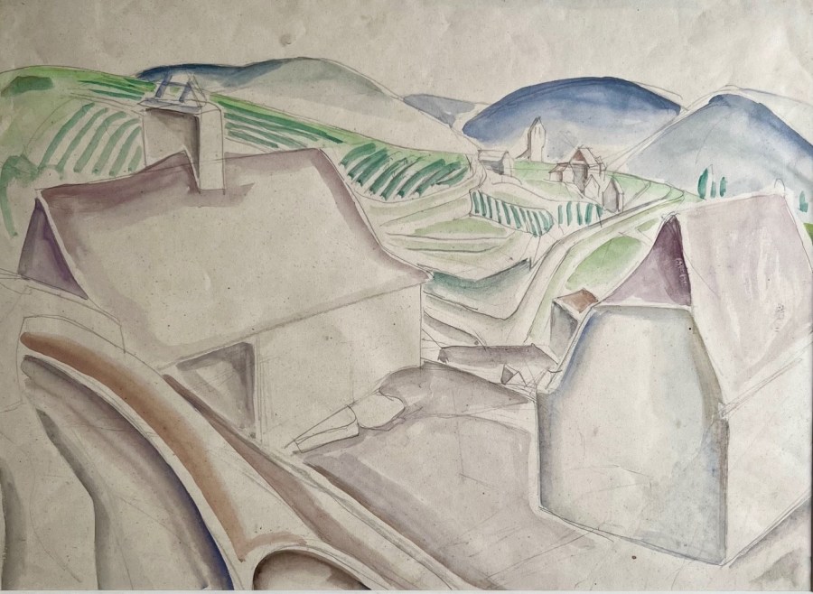 Jessica Dismorr, French Landscape, c. 1925