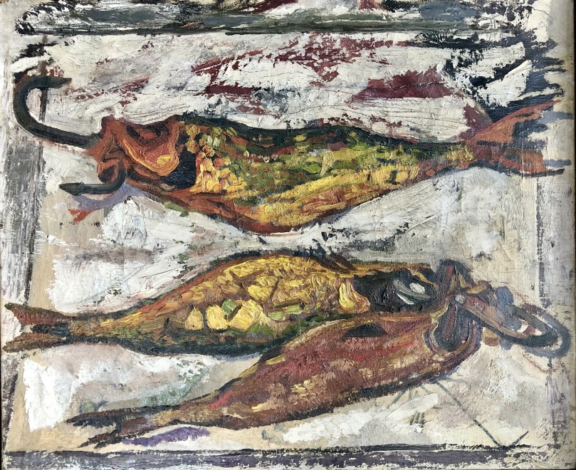 Adrian Ryan, Still Life with Fish, 1958