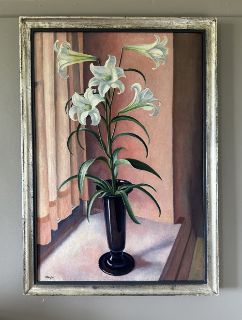 Adrian Allinson, Still Life with Lilies, 1931