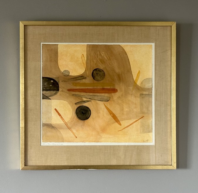 Alan Reynolds, Yellow and Ochre Composition, 1964