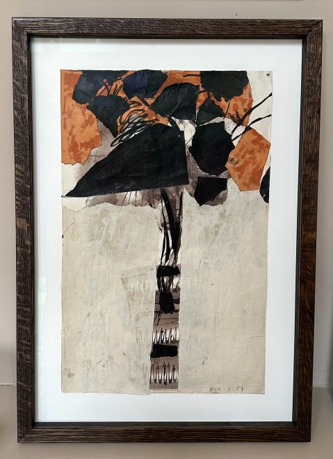 Robert Adams, Untitled collaged figurative drawings, 1949