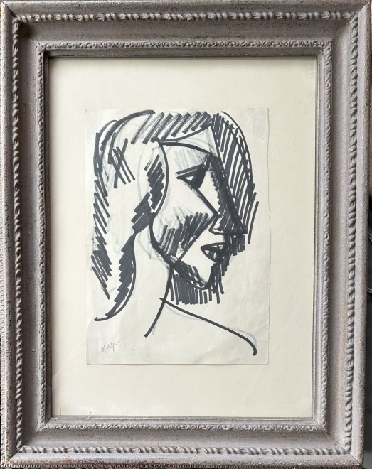 Edward Wolfe, Cubist Head in Profile, c. 1930s