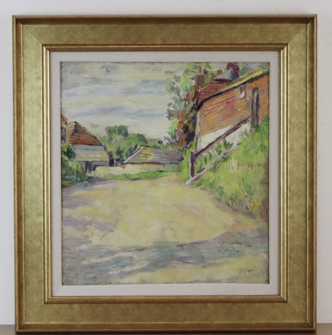 Man Ray, Maurice de Vlaminck with a Fang (Gabon) Figure, c. 1920