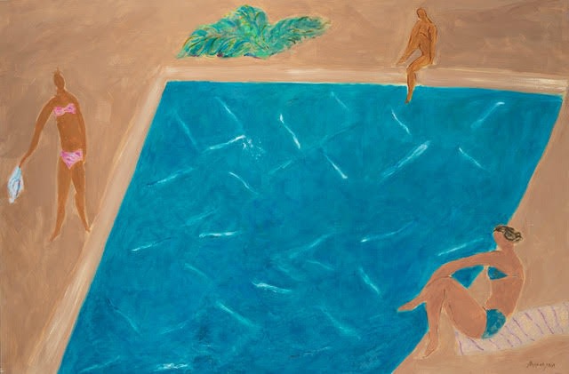 Pierre Boncompain, Autour De La Piscine