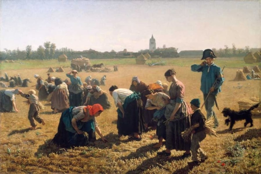 Jules Breton, The Gleaners, 1855. National Gallery of Ireland.