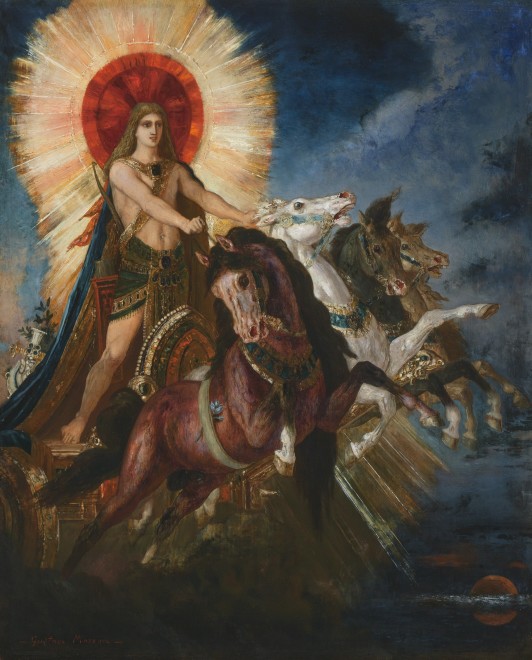 Gustave Moreau  The Chariot of Apollo or Phoebus-Apollo