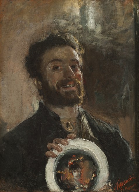 Self Portrait with Plate