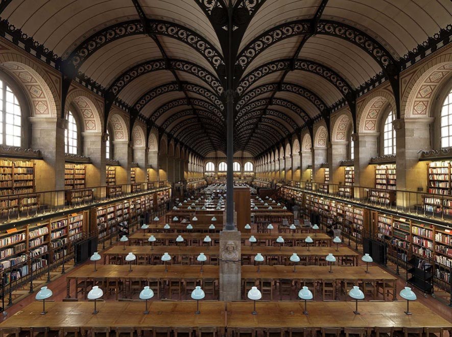 Biblioteca di Sainte Genevieve, Parigi 2016  120 X 150 cm