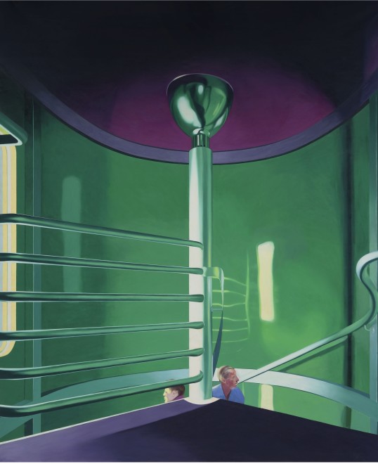 <p><strong>Neil Stokoe, </strong><em>Spiral Staircase with Two Figures</em>, 1983</p><p> </p>