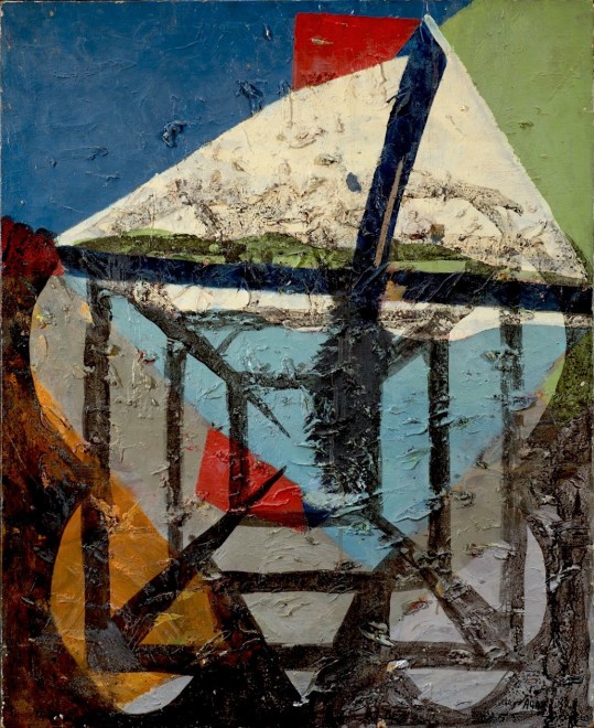<p><strong>Eileen Agar,</strong></p><p><em>Geometric Landscape</em>, 1962</p>