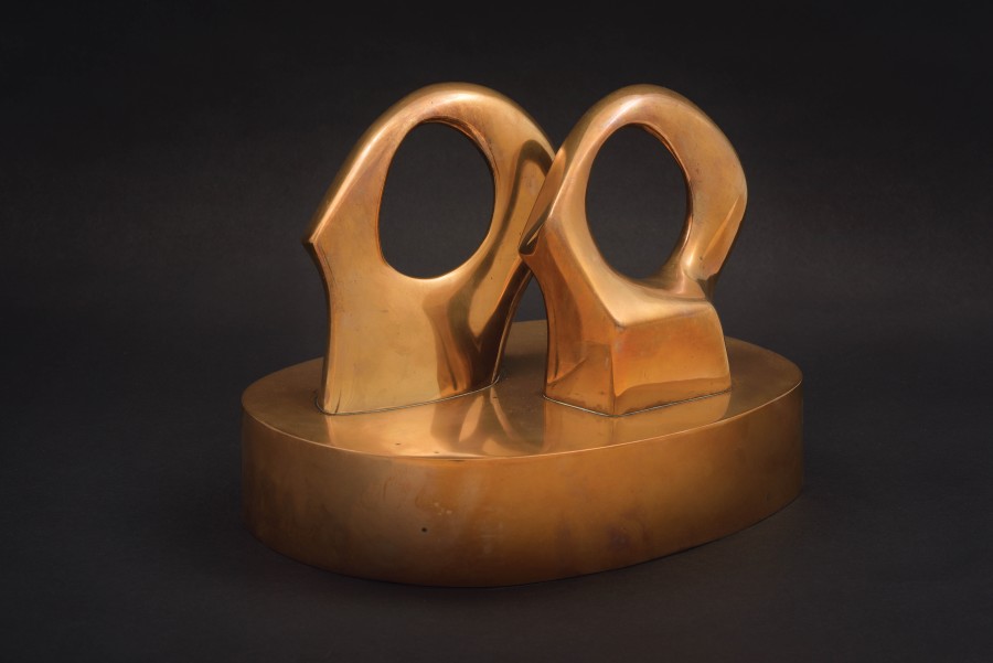 <span class="artist"><strong>Henry Moore</strong></span>, <span class="title"><em>Maquette for Double Oval</em>, 1966</span>