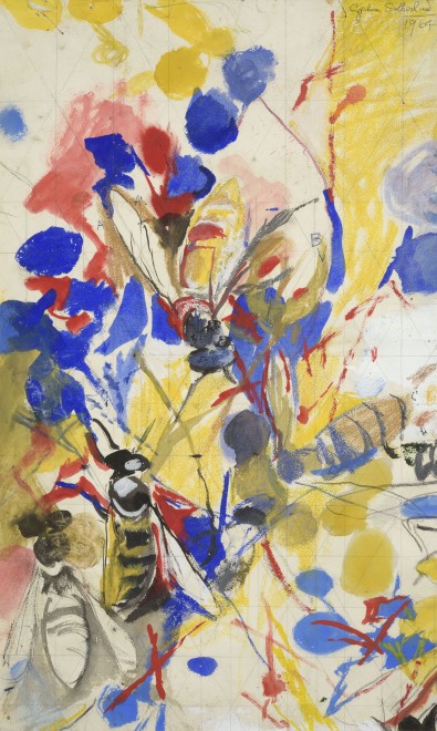 Study for Flowers and Wasps