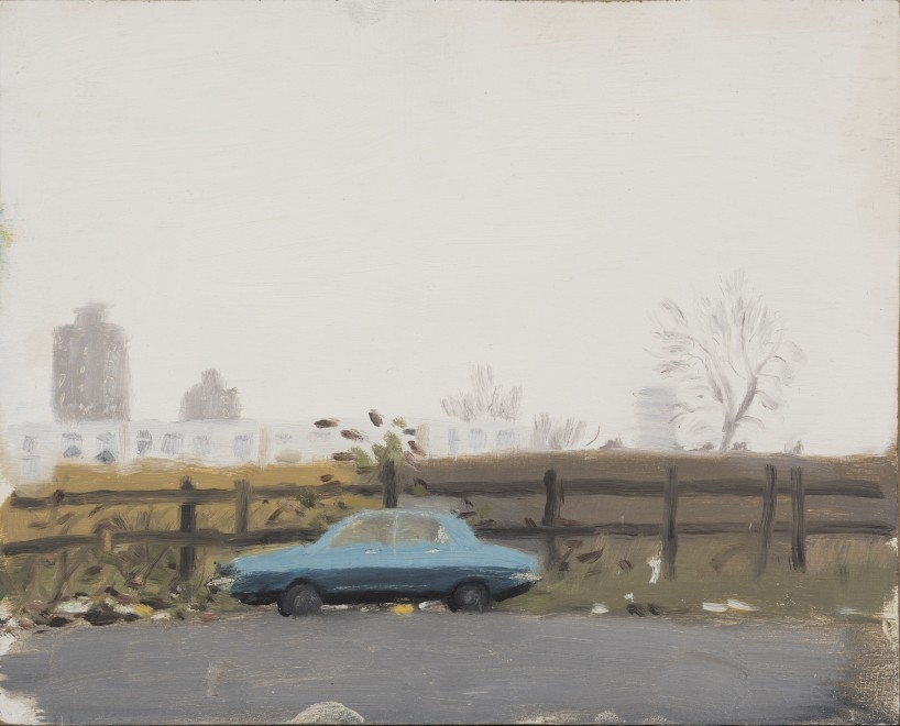 <span class="artist"><strong>Danny Markey</strong></span>, <span class="title"><em>Blue Car</em>, 1992</span>