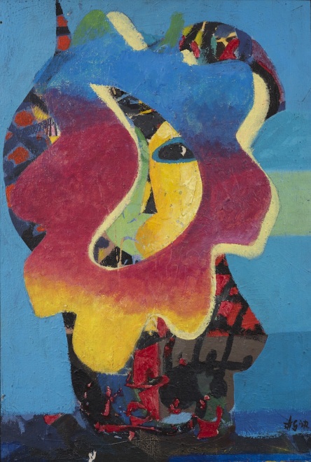 <span class="artist"><strong>Eileen Agar RA</strong></span>, <span class="title"><em>Flowering of a Wing</em>, 1966</span>