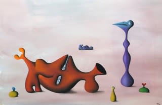 <span class="artist"><strong>Desmond Morris</strong></span>, <span class="title"><em>Monocrat</em>, 2020</span>