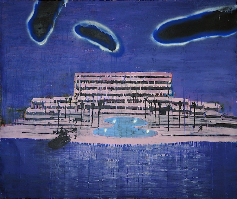 <span class="artist"><strong>Elliott Paul Emsley</strong></span>, <span class="title"><em>Resort</em>, 2022</span>