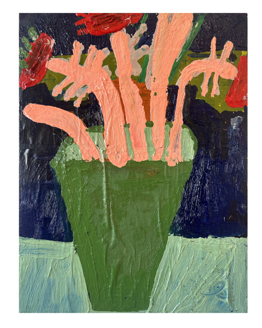 <span class="artist"><strong>Florence Hutchings</strong></span>, <span class="title"><em>Flowers (Green)</em>, 2024</span>