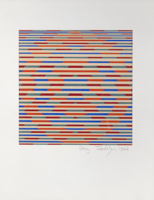 <span class="artist"><strong>Peter Sedgley</strong></span>, <span class="title"><em>Study</em>, 1964</span>