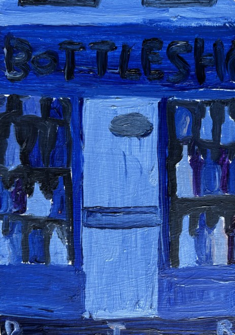 <span class="artist"><strong>Danny Romeril </strong></span>, <span class="title"><em>Bottle Shop </em>, 2024</span>