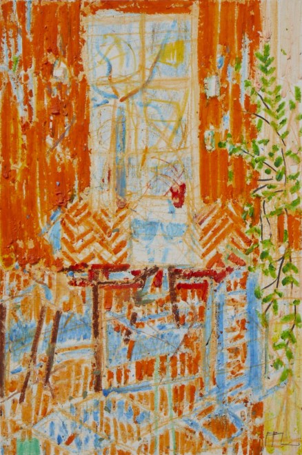 Studio Table with Garden Door